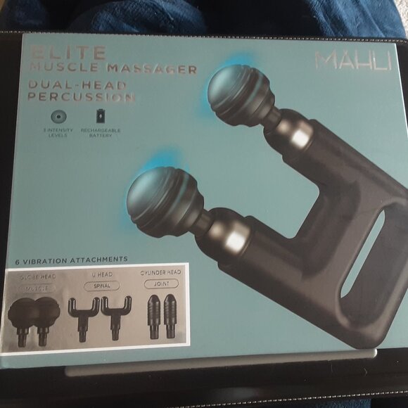 *NEW* MAHLI Elite Muscle Massager Dual Head Percussion - Picture 1 of 6